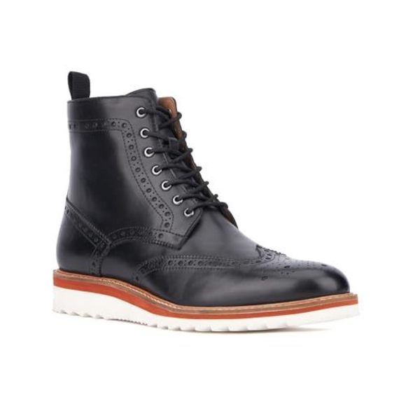 Vintage Foundry Co. Men's Parker Almond Toe Boots, Black, 13 - Picture 1 of 1
